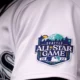 The 2023 MLB All-Star Game patch on a jersey