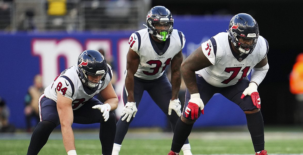 The Houston Texans play their first NFL preseason game against the New England Patriots