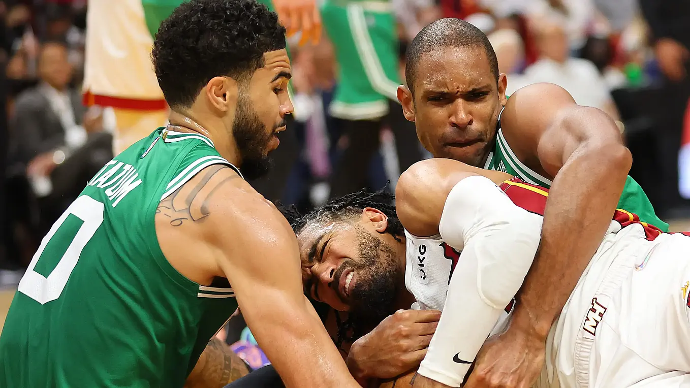 The Miami Heat and Boston Celtics are doing battle one more time