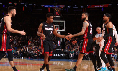 The Miami Heat face the New York Knicks once again in the NBA Playoffs