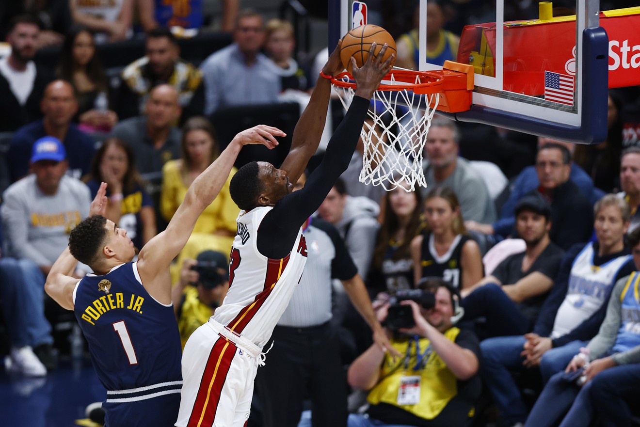 The Miami Heat take Game 2 against the Denver Nuggets to tie the series