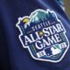 The logo of the 2023 MLB All-Star game on a patch